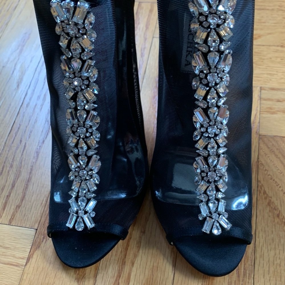 Badgley Mischa Mesh black bootie